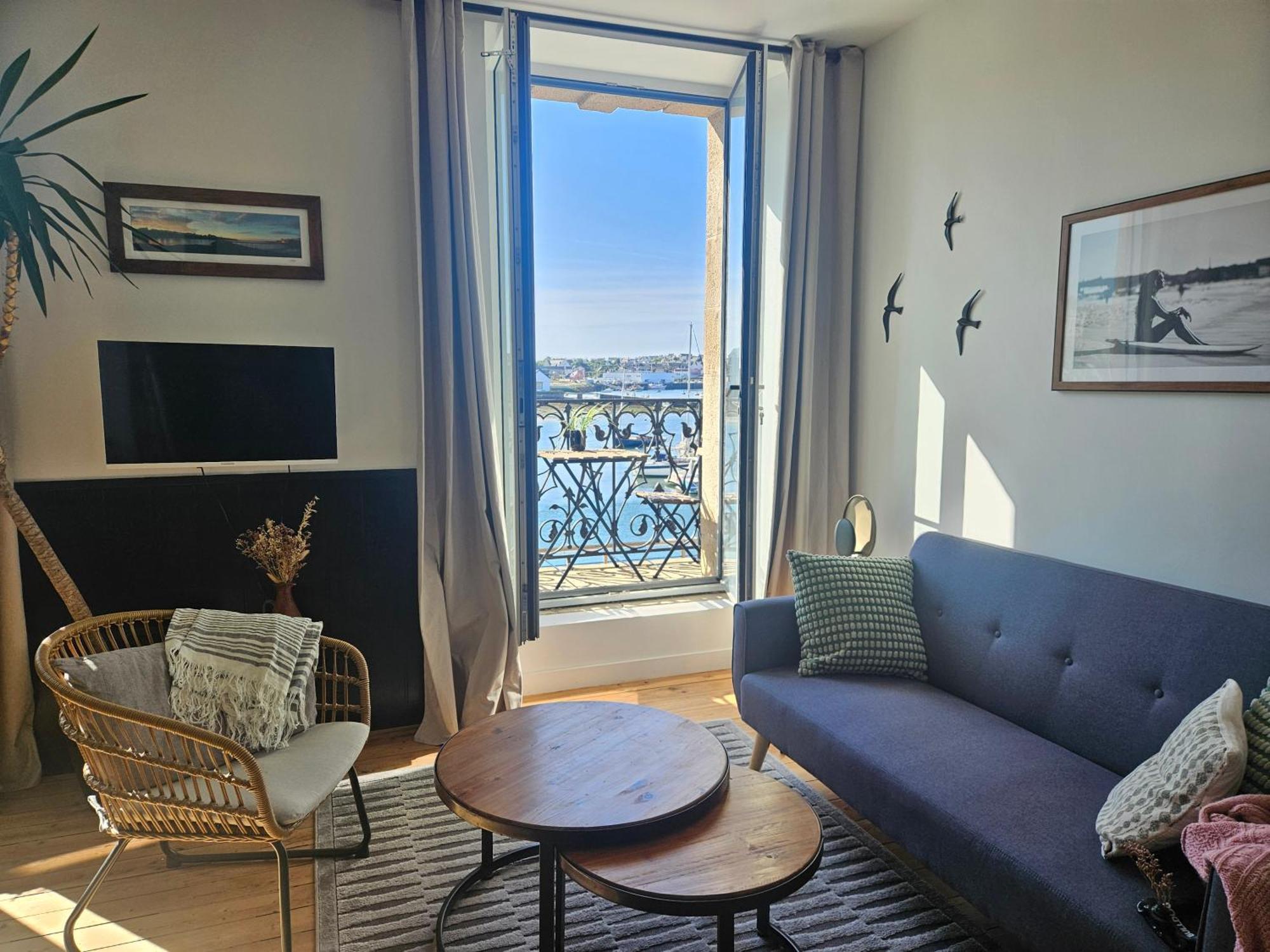 Anatoline Audierne Appart'Hotel Vue Mer - Sea & Harbor Stay Exterior photo